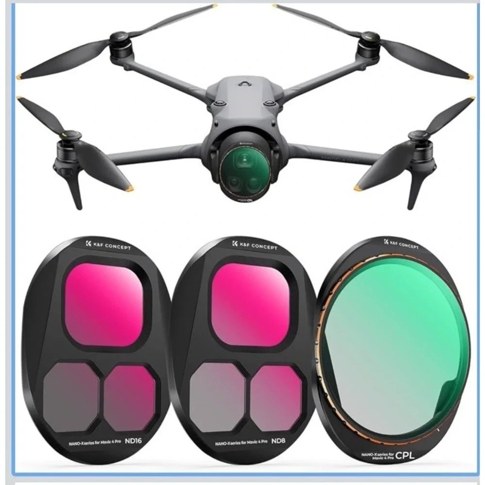 K&F Concept 3‎ Pack ND CPL Filters Kit with CPL ND8 ND16